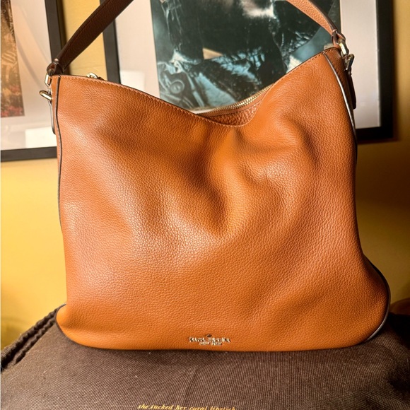 Kate Spade Brown Leather Shoulder Bag - Picture 1 of 6